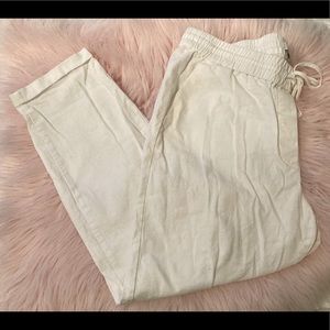 Donating Soon! J.Crew White Joggers